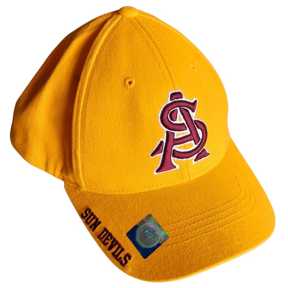 Russell Arizona State Sun Devils Yellow Maroon Brushed Cotton Hat Adjustable